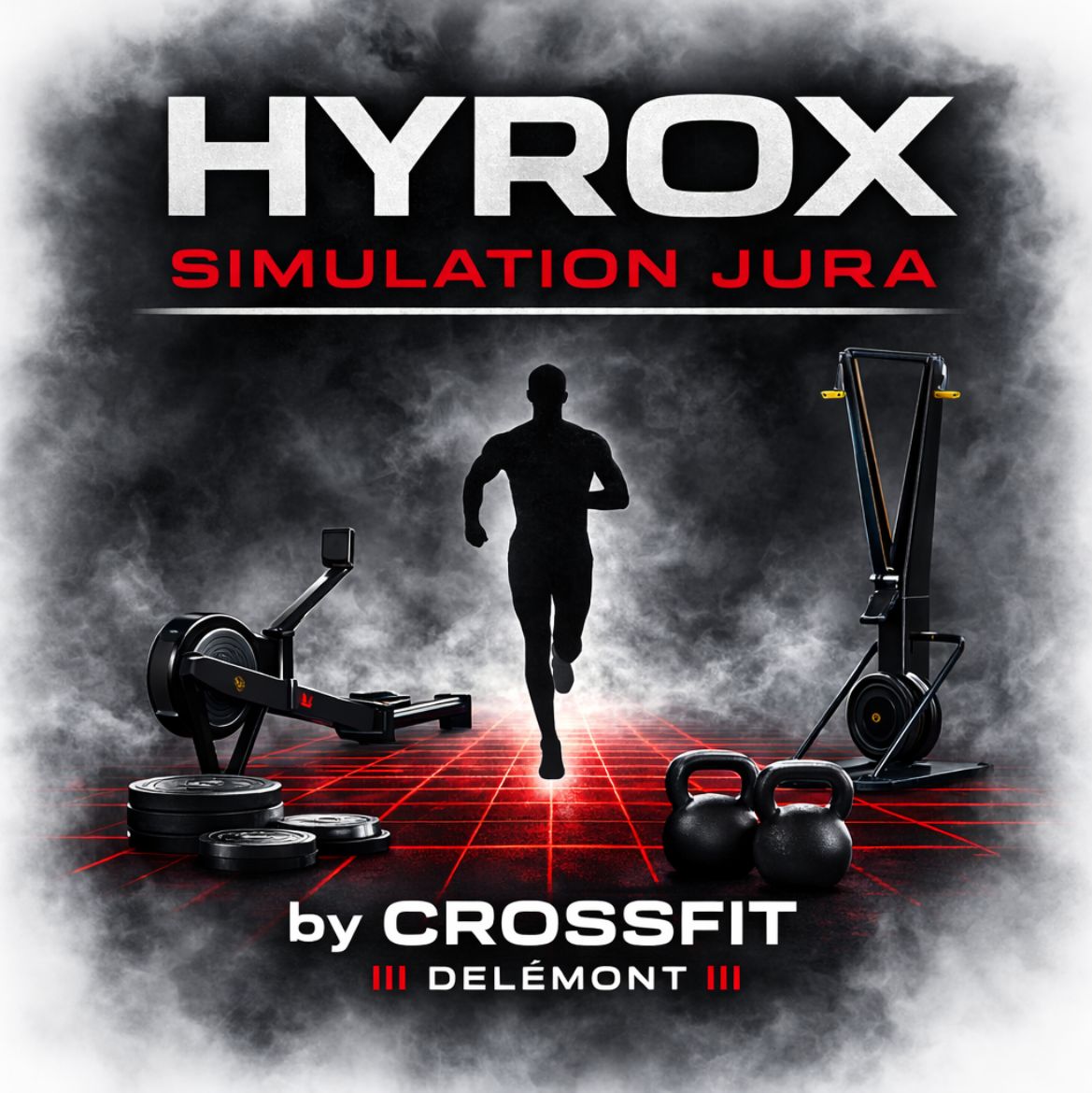 HYROX Simulation Jura : event logo