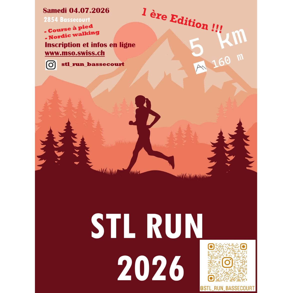 STL - RUN : event logo