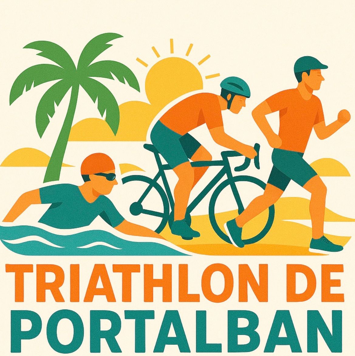 Triathlon de Portalban : event logo